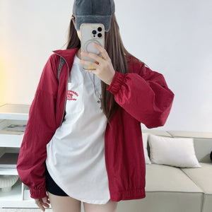 Ruby櫻桃紅夾克外套-25604