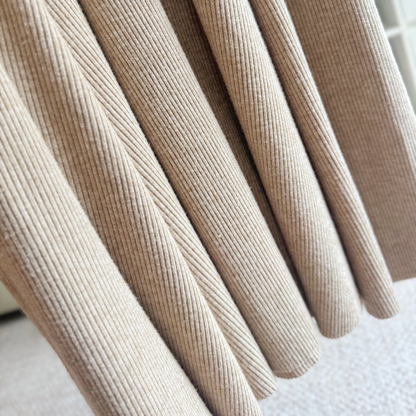 卡杏內搭加厚顯瘦針織長洋-25669