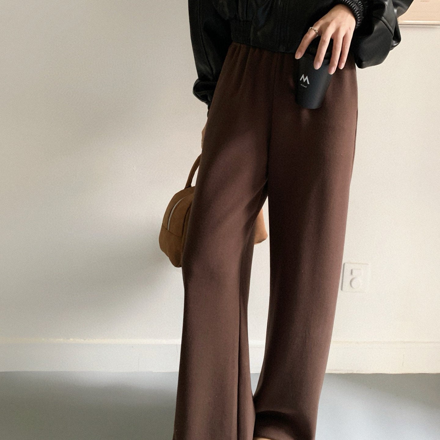 超好穿四色羊毛香蕉褲-25677