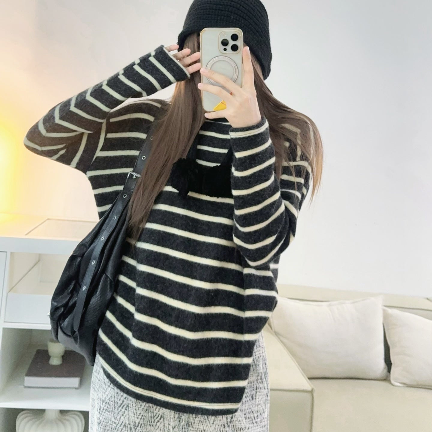 時光定格雙面毛絨衛衣-25672