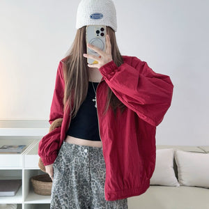 Ruby櫻桃紅夾克外套-25604