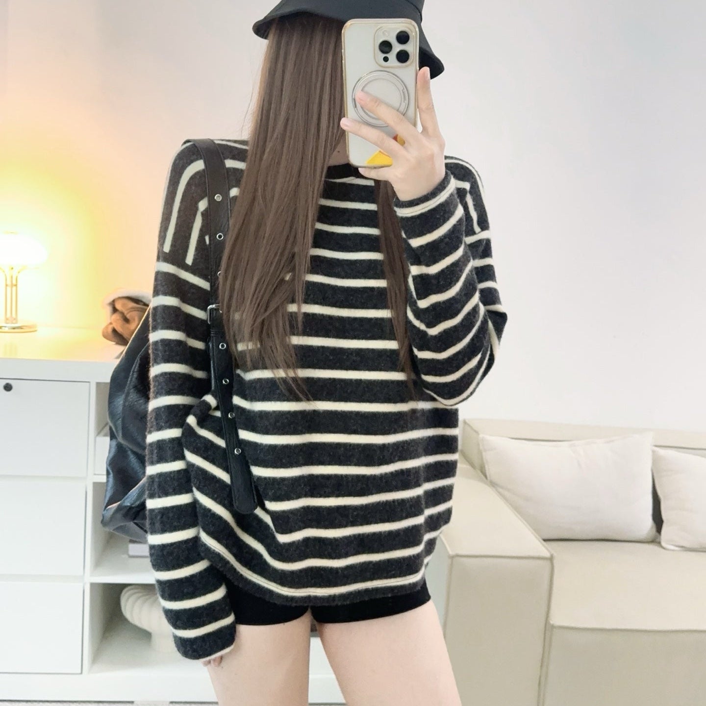 時光定格雙面毛絨衛衣-25672