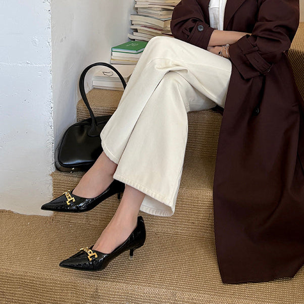 小暖爐內裡絨微喇牛仔褲-25647