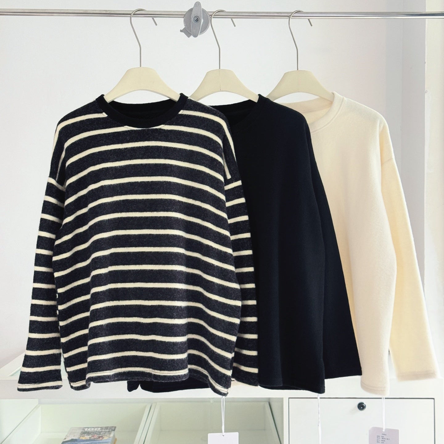 時光定格雙面毛絨衛衣-25672