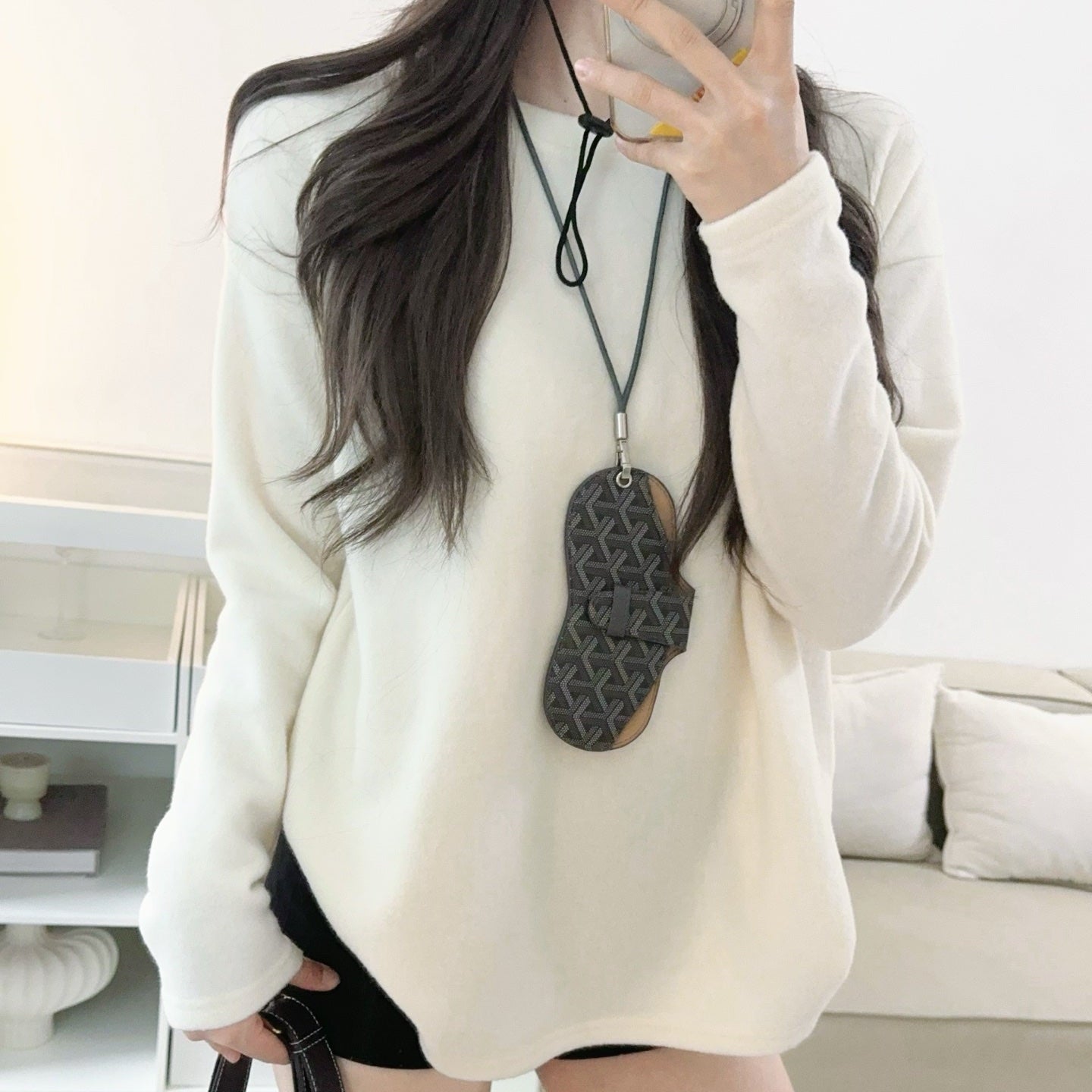 時光定格雙面毛絨衛衣-25672