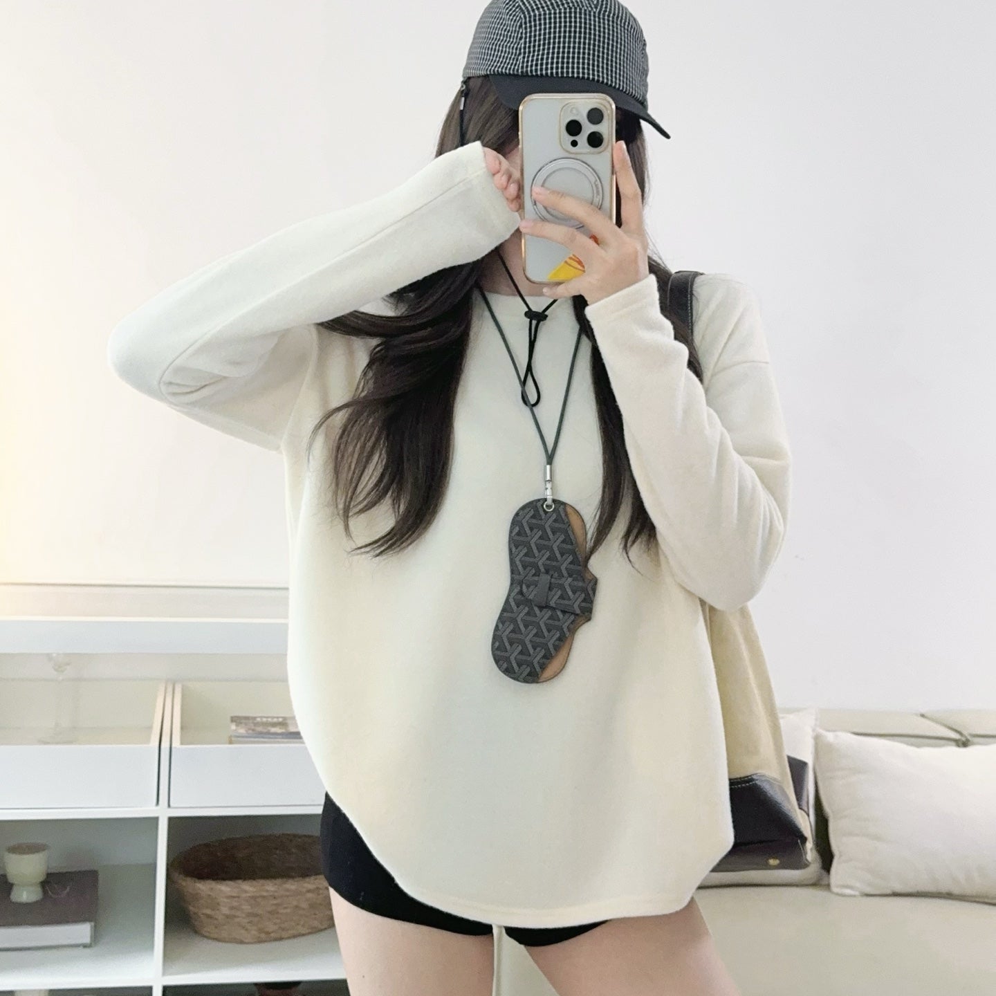 時光定格雙面毛絨衛衣-25672