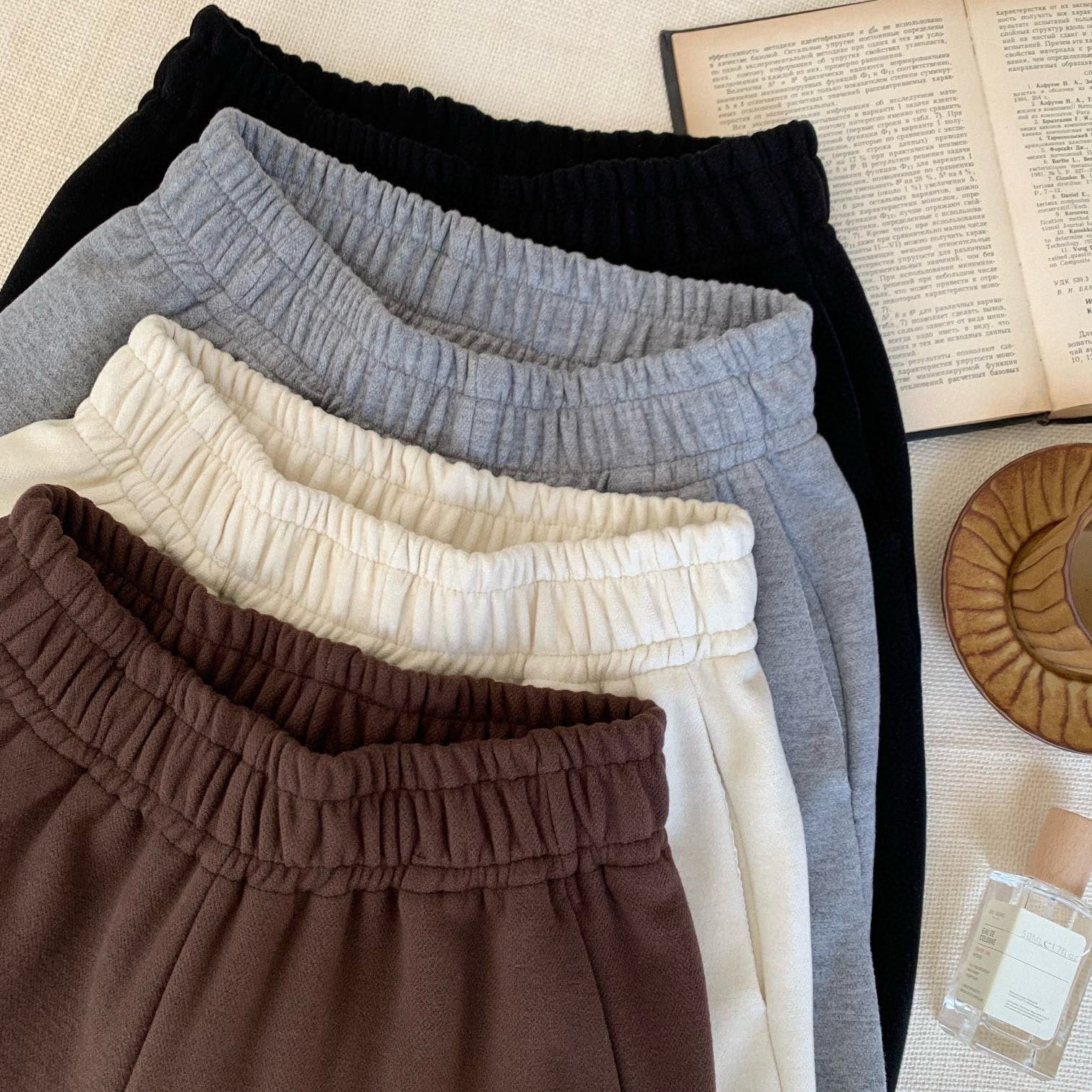 超好穿四色羊毛香蕉褲-25677