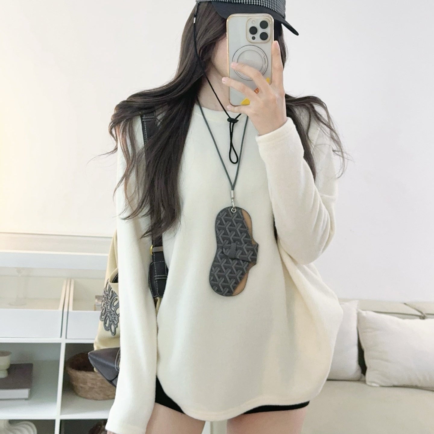 時光定格雙面毛絨衛衣-25672