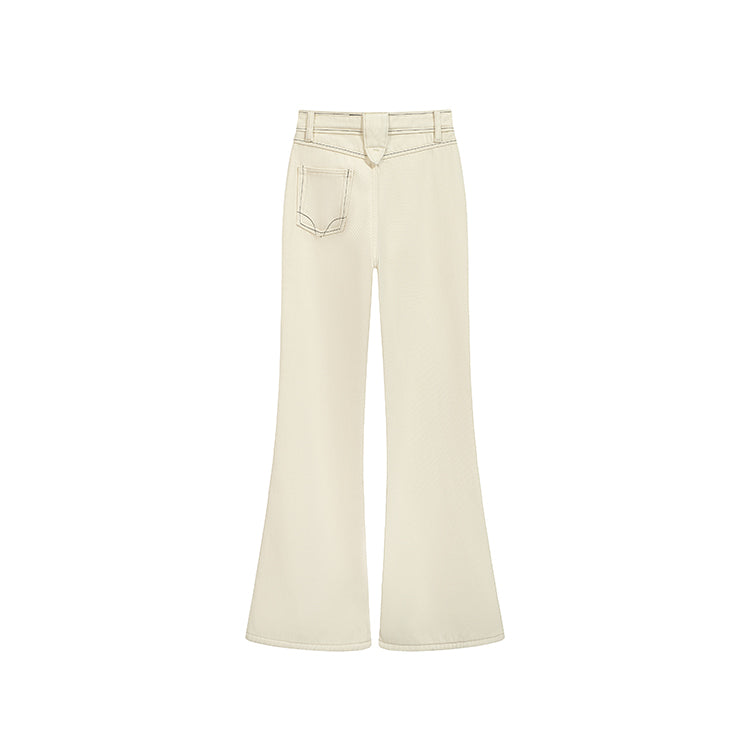 小暖爐內裡絨微喇牛仔褲-25647