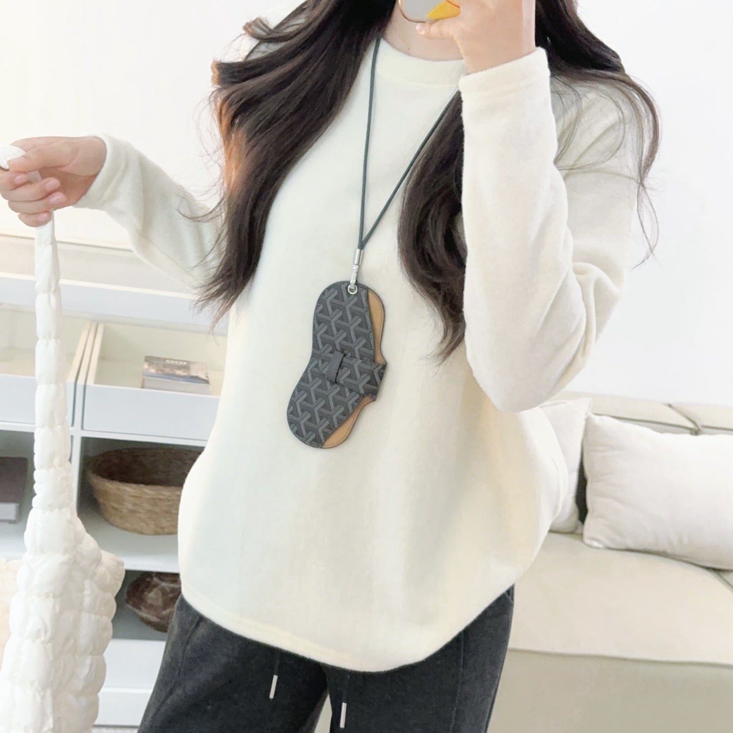 時光定格雙面毛絨衛衣-25672