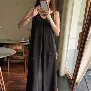 愛妮島度假V領細肩長洋-25352