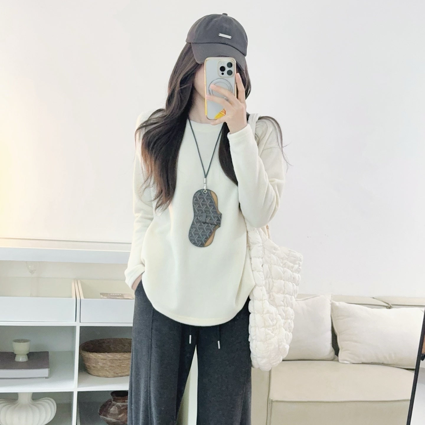 時光定格雙面毛絨衛衣-25672