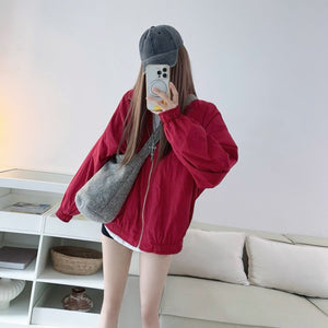 Ruby櫻桃紅夾克外套-25604