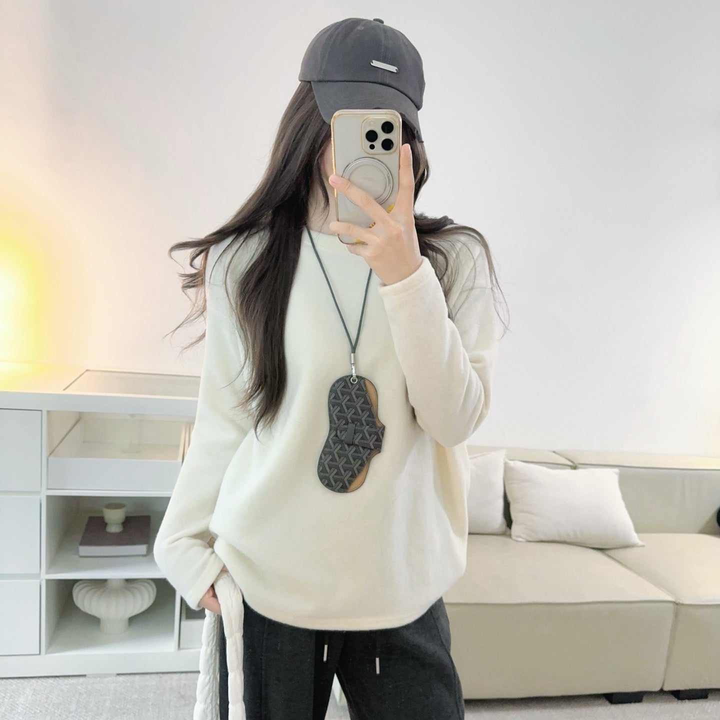 時光定格雙面毛絨衛衣-25672