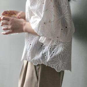 刺繡棉布娃娃衫-22301