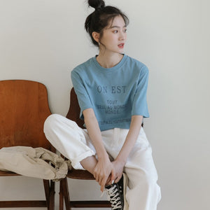 ON EST簡約棉T-22344