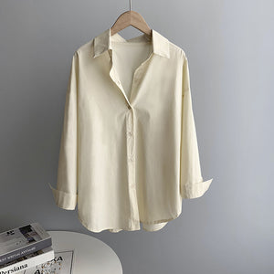 設計質感棉紡襯衫-22109